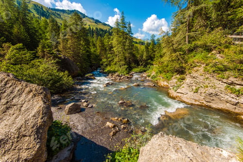 Preview: Alpine River in Switzerland