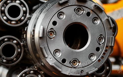 Preview: Close-up view of the machine part
