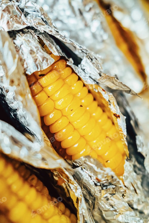 Preview: baked corn in foil