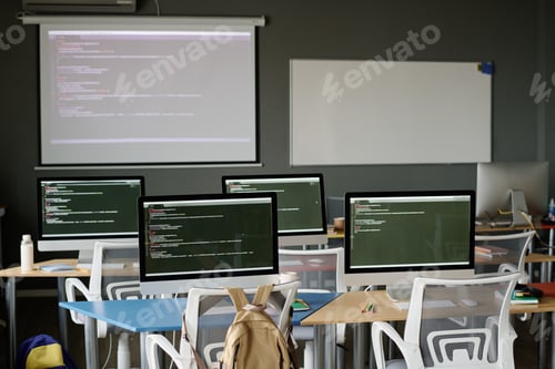 Preview: Classroom Equipped With Computers