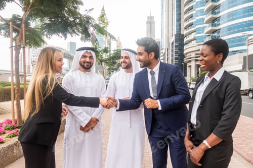 Preview: Group of businessmen in Dubai