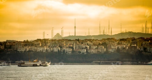 Preview: Panorama of Istanbul in early morning