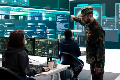 Preview: Armed forces cyber security team conducting top secret investigations