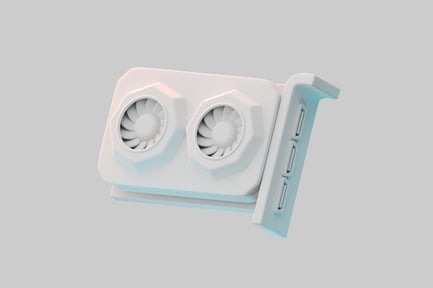 Preview: Computer graphics card with dual fans