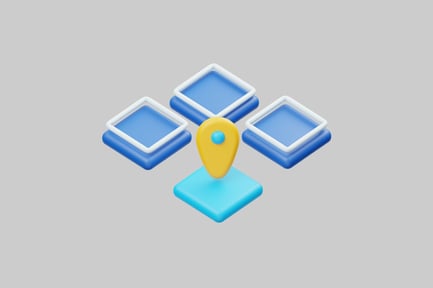 Preview: Geolocation isometric element