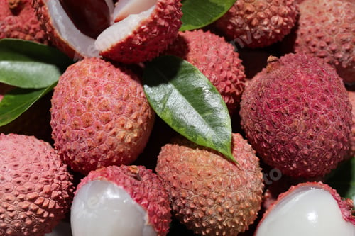 Preview: Concept of tasty and delicious exotic fruit - Lychee