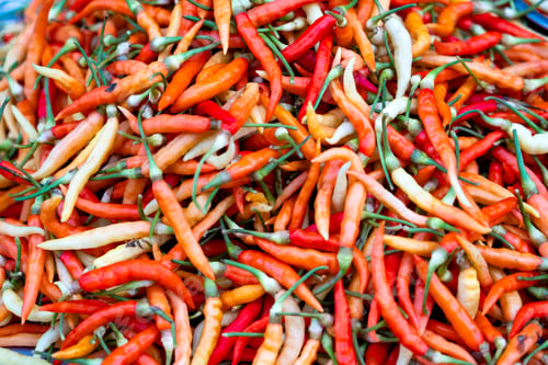 Preview: Close-up red and green chillies