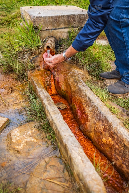 Preview: Natural thermal springs of mineral water in Slovakia, rich on calcium, magnesium, iron and sulfur