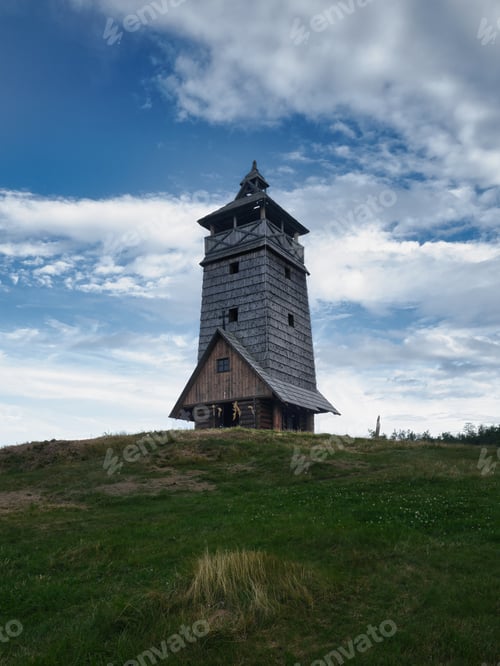Preview: Wooden lookout tower Zbojska in Pohronska Polhora in Slovakia