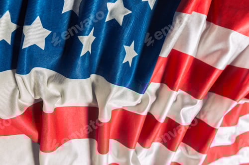 Preview: Stars and Stripes Pattern of an American Flag