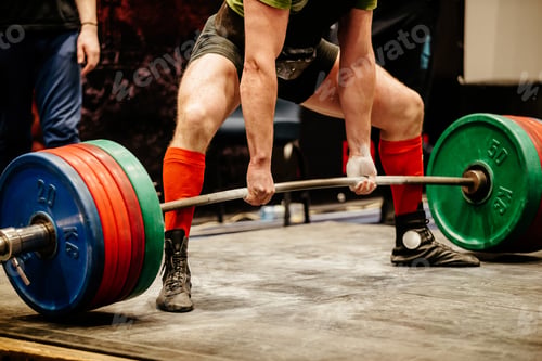 Preview: powerlifter exercise deadlift