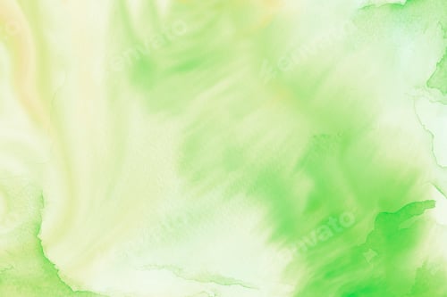 Preview: Yellowish green watercolor textured background