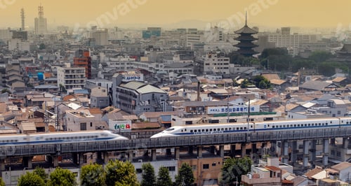 Preview: Shinkansen bullet trains - Kyoto - Japan