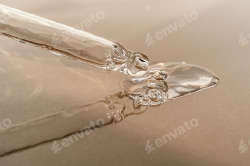Preview: Clear Serum Dropper on Neutral Background