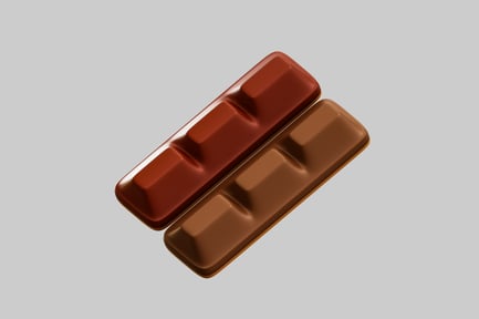 Preview: Milk and dark chocolate bars