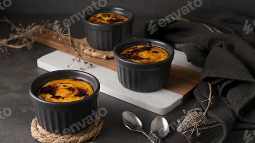 Preview: Bowls with Creme brulee