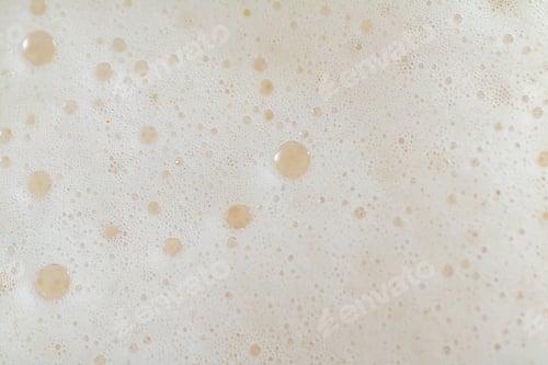 Preview: Beer foam. View from above