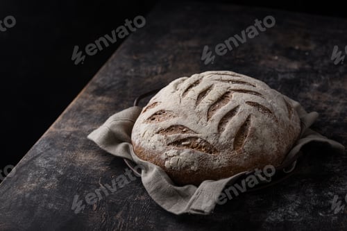 Preview: Fresh homemade bread with a crispy crust