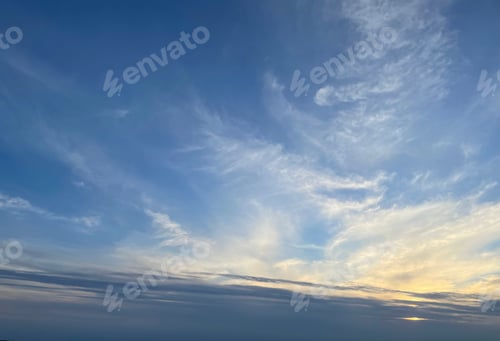 Preview: a dreamy cloudy sky, summertime freedom and beauty