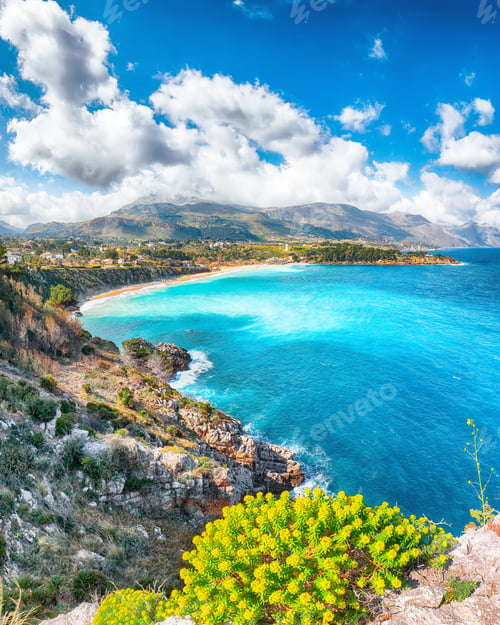 Preview: Superb seascape of Guidaloca Beach near Castellammare del Golfo.