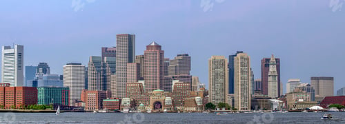 Preview: Cityscape of Boston, Boston Harbor, USA