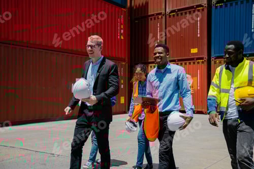 Preview: Group of worker relax during break