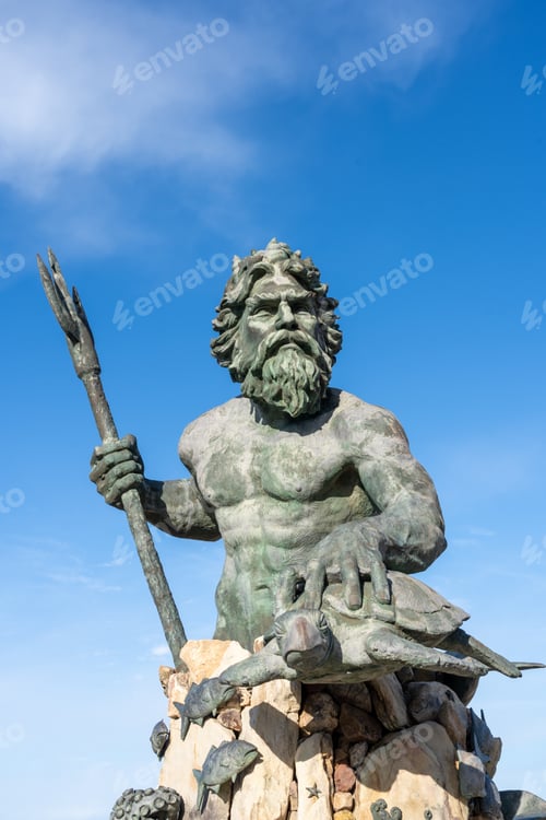 Preview: Poseidon Statue in Virginia Beach United States of America