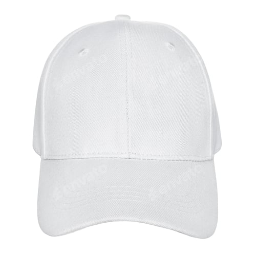 Preview: White baseball cap isolated
