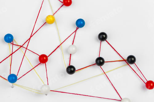 Preview: pins connected creating a network