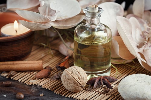 Visualização: Sal marinho natural com grãos de café, canela e estrela de anis