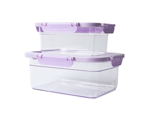 Preview: Empty clean boxes for products on white background