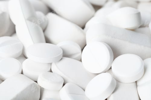 Preview: Assorted pills as background, closeup. Medical treatment