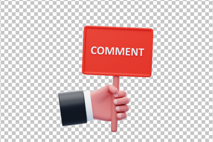 Preview: Comment Banner 3D Icon