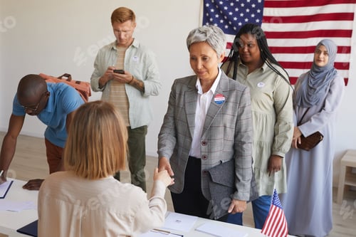 Preview: Citizens Registering at Voting Station