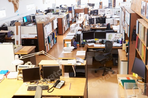 Preview: Interior Of Empty Architect's Office