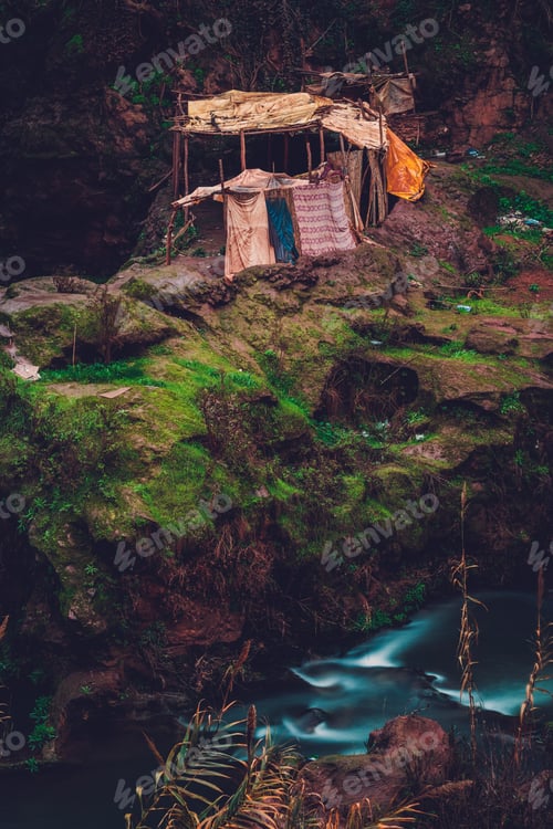 Preview: Berber village near Ouzoud waterfall in Morocco