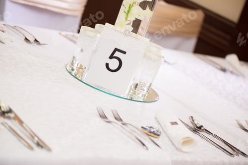 Preview: Wedding table decoration