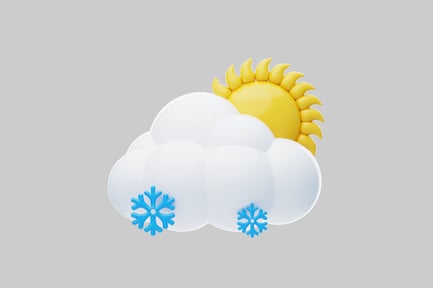 Preview: Weather forecast business infographic element