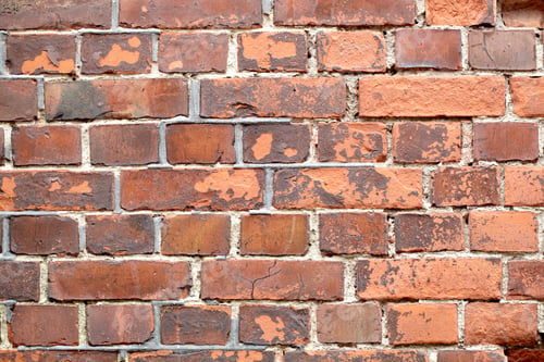 Preview: Macro shot of the red brick wall