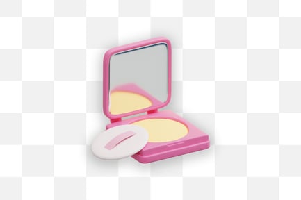 Preview: Compact Powder Mirror 3D Icon