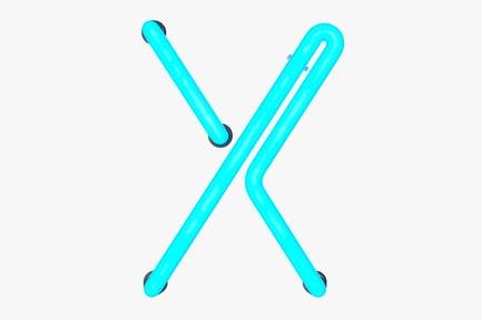 Preview: Radiant Neon Letter X