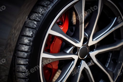 Preview: Car wheel close up