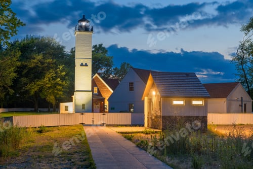 Preview: Presque Isle Lighthouse in Erie, Pennsylvania, USA