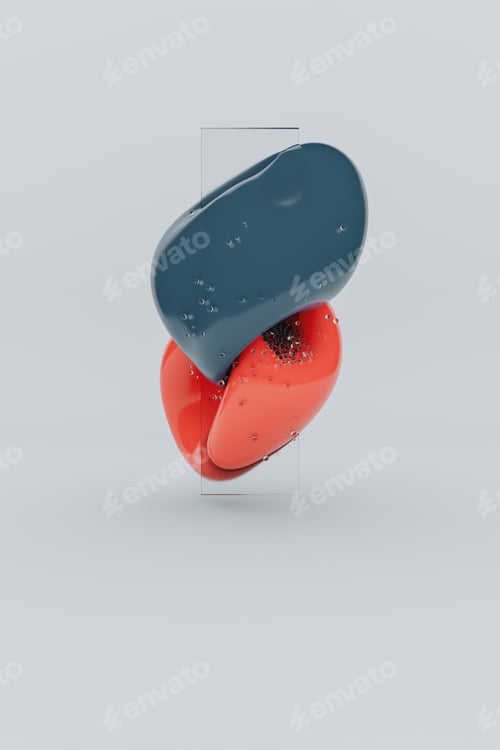 Preview: 3d illustration of a abstract sculpture