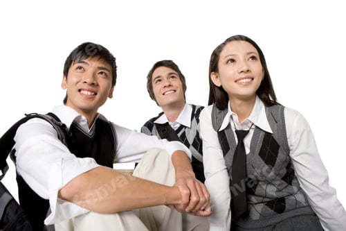 Preview: Students sitting on the floor