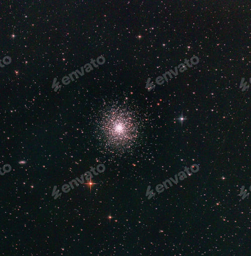 Preview: A stunning image of a star cluster located in a dark night galaxy sky
