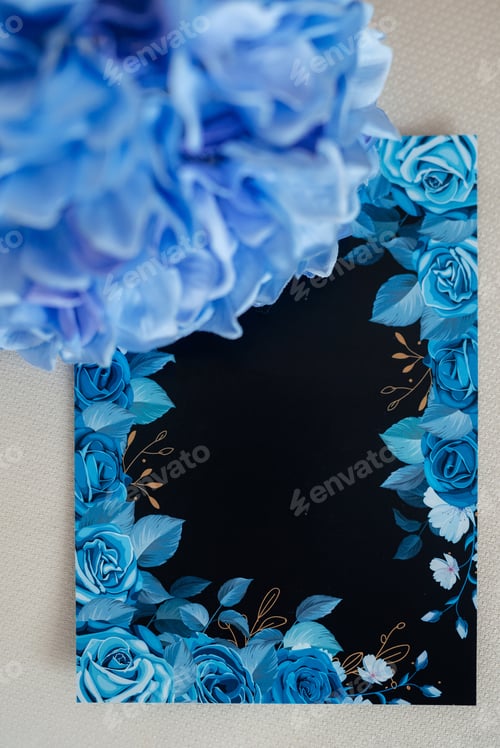 Preview: wedding invitation in a gray envelope on a table