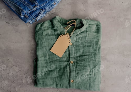 Preview: Second hand wardrobe idea. eco friendly sustainable shopping, thrifting shop concept