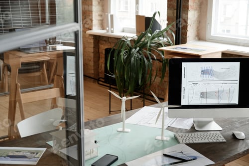 Preview: Workplace of engineer at office