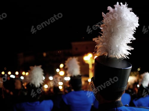Preview: Marching band playing music